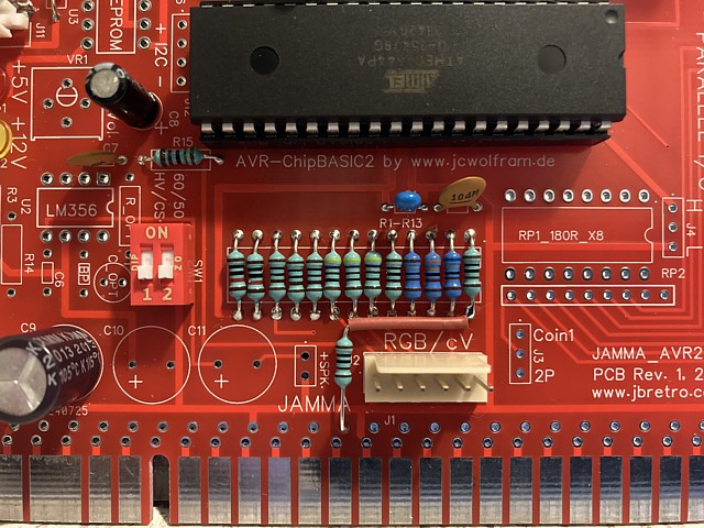 JAMMA_AVR2 PCB project