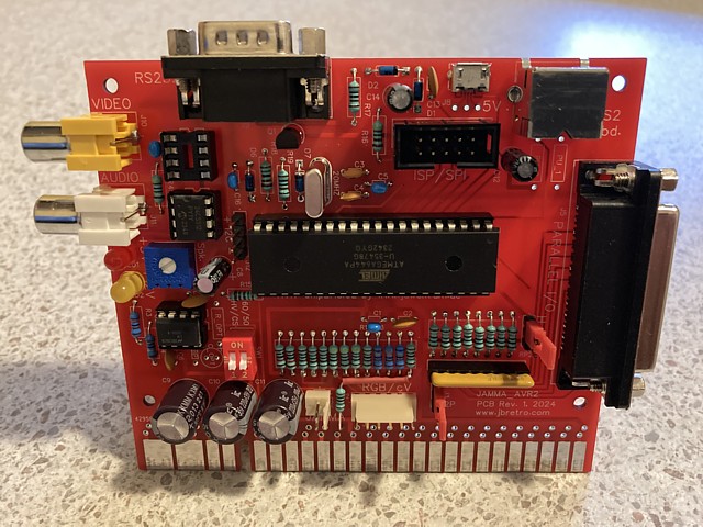 JAMMA_AVR2 PCB project