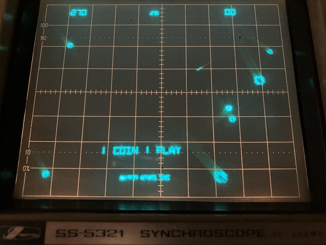 Meteor (Asteroids clone) PCB repair